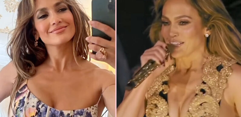 Jennifer Lopez Shows Lucky Italian Nightclub Patrons How Karaoke Is Done! WATCH!