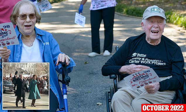 Jimmy Carter's grandson says he's 'quiet' but at peace in hospice care