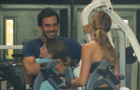 Joaquim Valente Embraces Tom Brady And Gisele's Daughter At Workout