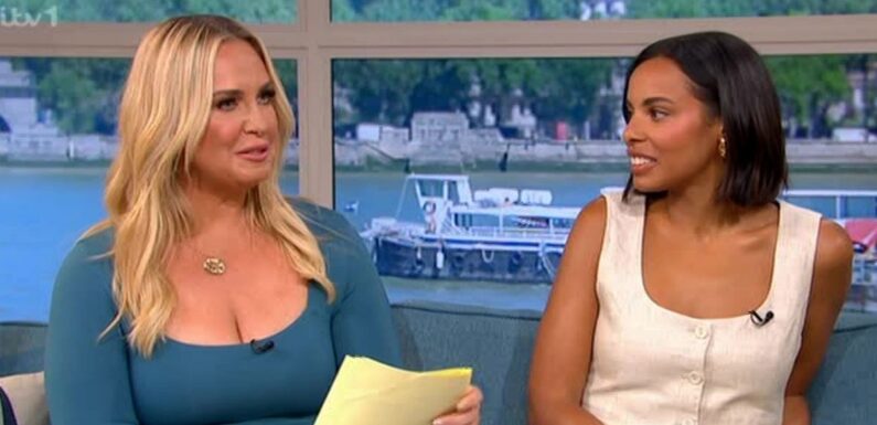 Josie Gibson ‘goes all gooey’ over hunky celeb guest with Rochelle Humes on This Morning