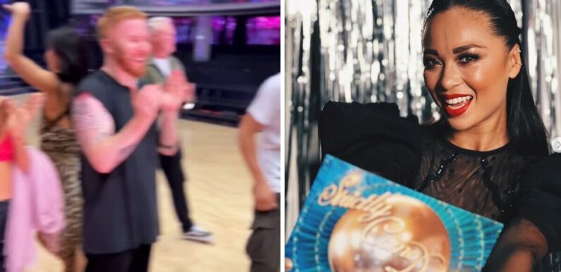 Katya Jones shares insight into Strictly rehearsals as co-star enjoys birthday