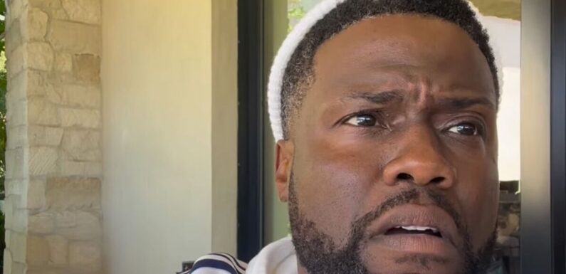 Kevin Hart issues ‘bad’ warning after ending up in wheelchair following race