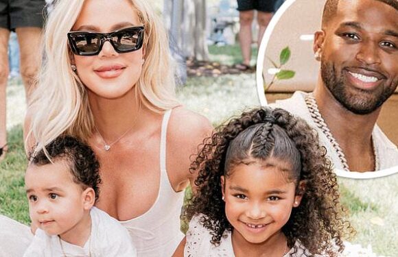 Khloe Kardashian, 39, shares FIRST family portrait with kids