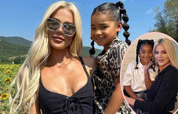Khloé Kardashian Gets Emotional On Daughter True’s First Day Of Kindergarten! See The Adorable Pics HERE!