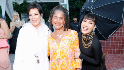 Kim Kardashian and Meghan Markle's Mom Mingle at Charity Event