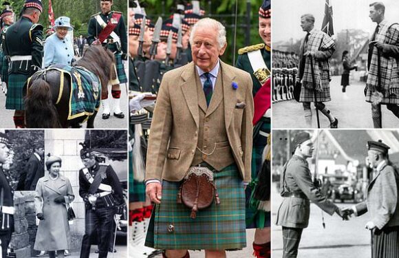 King Charles walks in mother's footsteps with Balmoral guard of honour