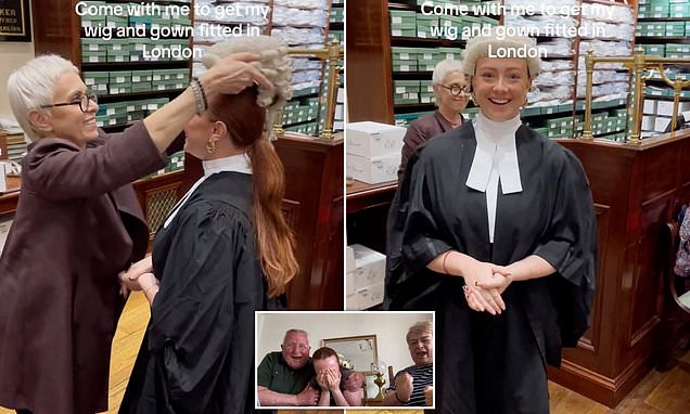 Law graduate shares 'memory of seeing myself in gown for first time'
