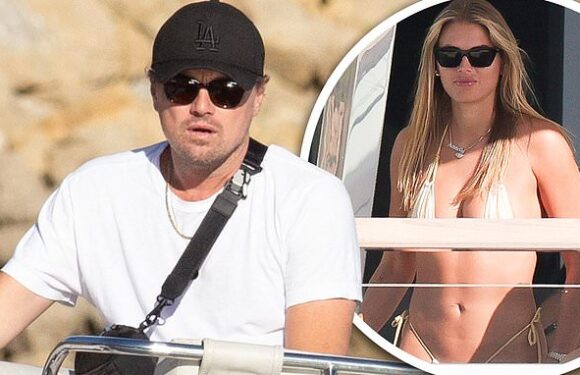 Leonardo DiCaprio steps out in Ibiza with glamorous blonde model