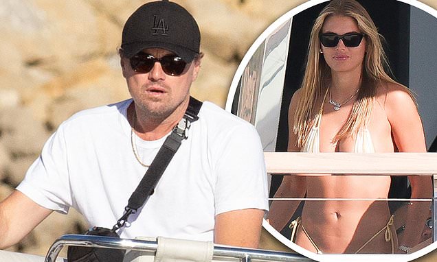 Leonardo DiCaprio steps out in Ibiza with glamorous blonde model