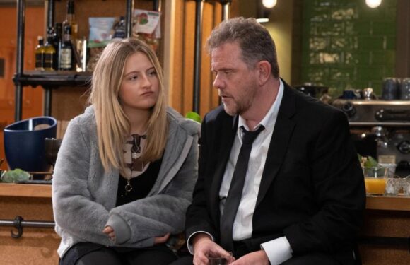 Liam Fox tearful at emotional tribute from Daisy Campbell as he leaves Emmerdale