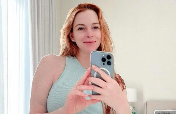 Lindsay Lohan Proudly Flaunts Postpartum Body Two Weeks After Giving Birth to Son Luai