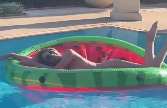 Liz Hurley strips off completely naked after being accused of Photoshop editing fail | The Sun