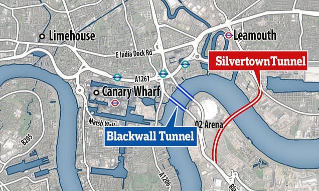 London drivers will pay a toll to use the Blackwall Tunnel from 2025