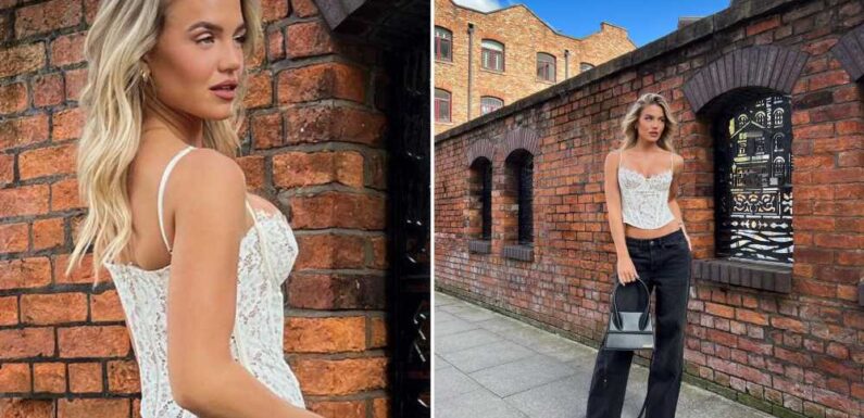 Love Island’s Molly Smith stuns as she goes braless in white lace corset | The Sun