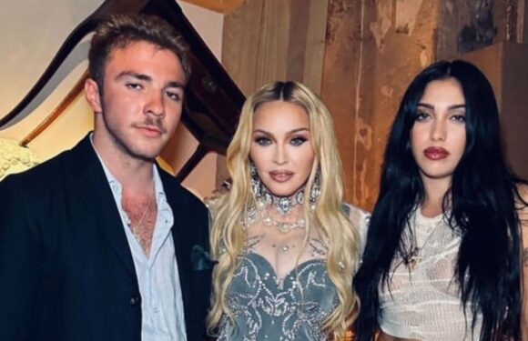 Madonna looks ageless in see-through dress at family party after health scare