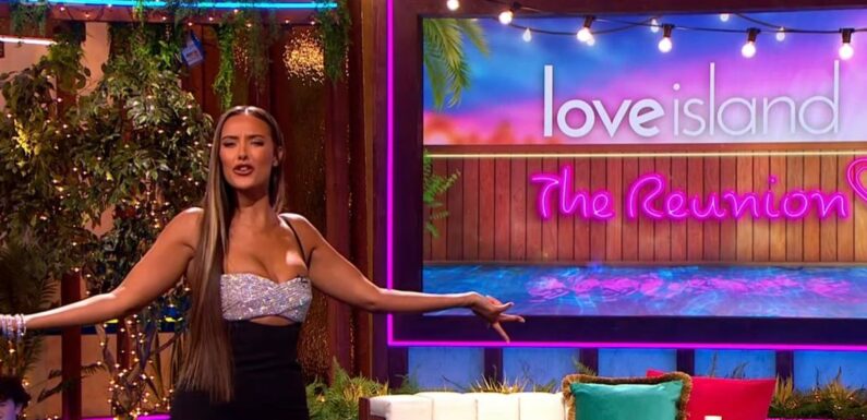 Maya Jama stuns in glitzy £1200 dress for Love Island reunion