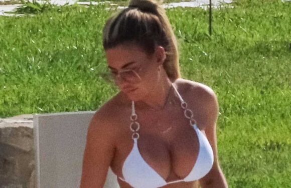 Megan Barton Hanson looks incredible in barely-there bikini after revealing throuple relationship with 'hot girl' | The Sun