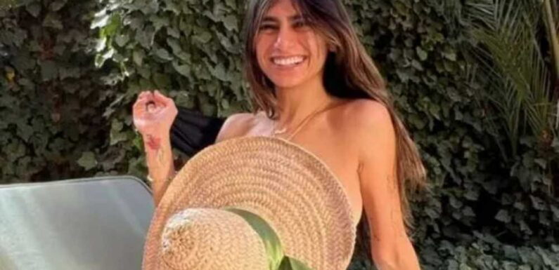 Mia Khalifa leaves little to the imagination in almost naked Instagram post as she covers up with straw hat | The Sun