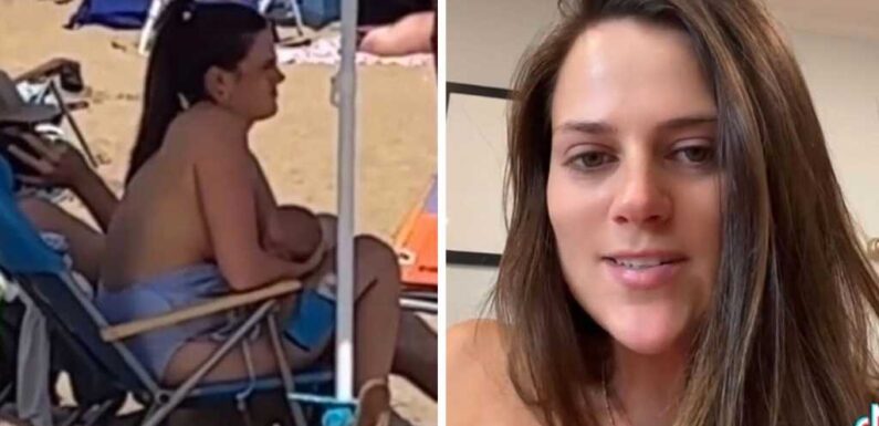 Mom Scrolling Facebook Stumbles Upon Topless Video of Herself Breastfeeding Taken by Stranger
