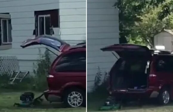 My neighbour is so lazy he's even taken mowing the lawn to another level – it’s ridiculous | The Sun