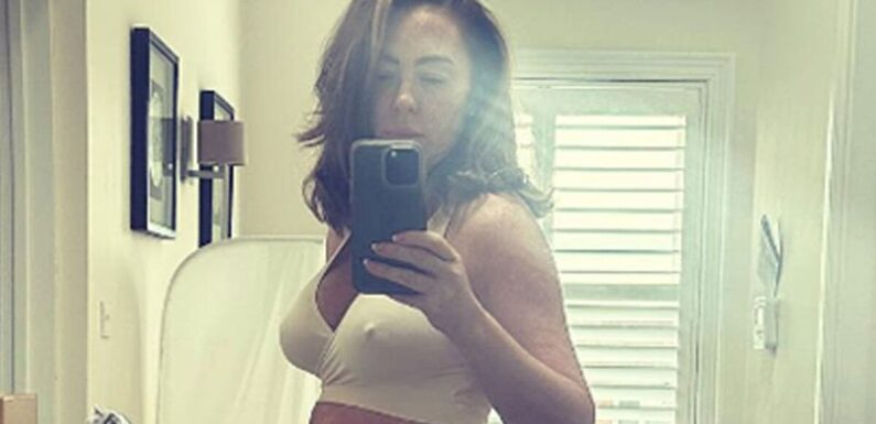 Natasha Hamilton unveils real body in underwear just days after babys birth