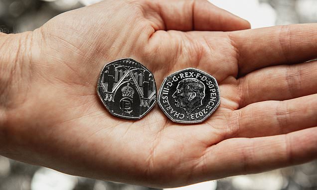 New 50p coins marking King Charles' Coronation enter circulation today