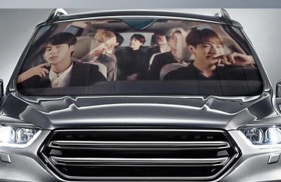 No Shade: This BTS Windshield Cover Is the Best Fan Merch for Cars and Commutes