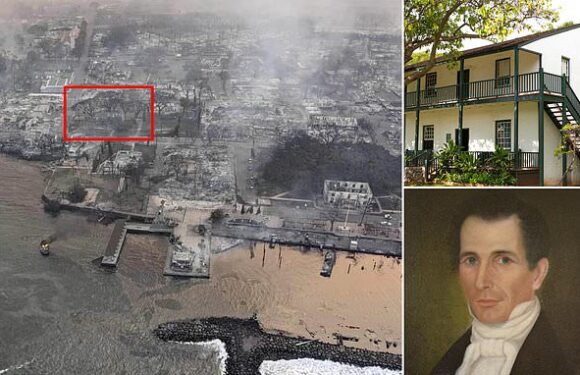 Oldest house in Maui is razed to the ground by Hawaiian wildfires