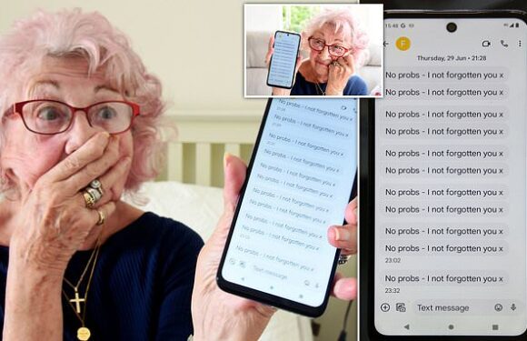 Pensioner says mobile phone is 'haunted' as it torments her with texts