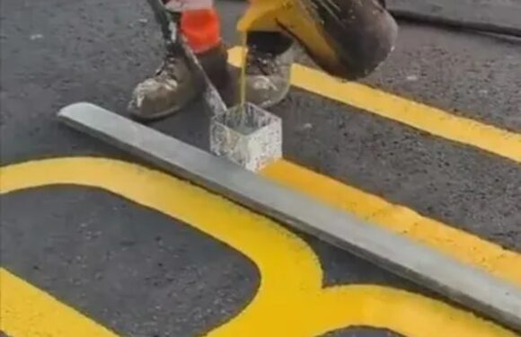 People are only just realising how signs are painted on the road and it's blowing their minds | The Sun