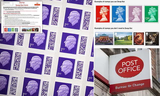 Post Office customers' fury after being told their old stamps are FAKE