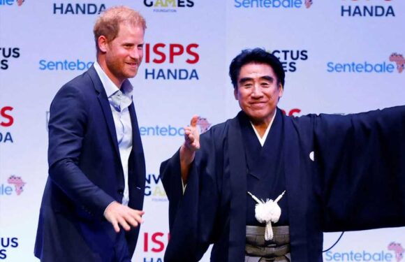 Prince Harry seen for first time since HRH title removed from Royal Family website – but confusion remains over Meghan | The Sun