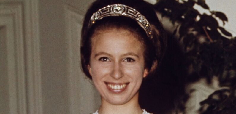 Princess Anne wore first tiara at 17 but Beatrice & Eugenie had to wait a while