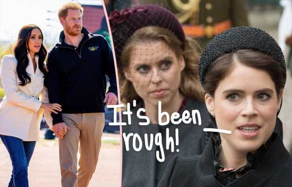 Princess Eugenie & Beatrice Find Prince Harry & Meghan Markle’s Rift With The Royal Family ‘Really Stressful’!