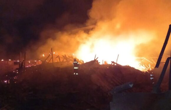 Putin launches wave of missile and drone attacks on Ukraine airbase 'housing UK-supplied Storm Shadow missiles' | The Sun