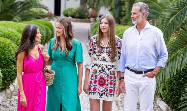 Queen Letizia matches with her daughters in £102 shoes loved by royal women