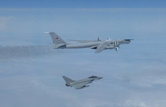 RAF Typhoons intercept two Russian bombers north of Scotland