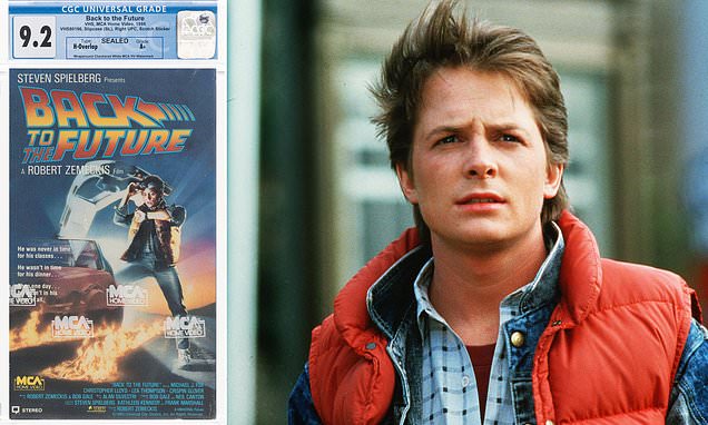 Rare Back to the Future video tape still in wrapping sells for £8,000
