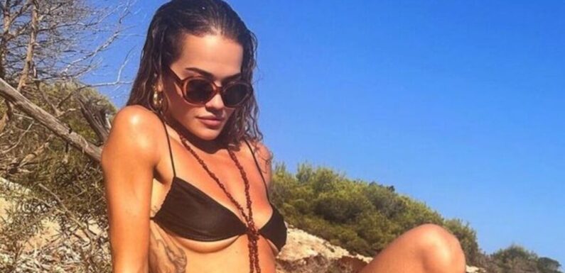 Rita Ora flaunts enviable figure in skimpy bikini in sun-soaked Ibiza snaps