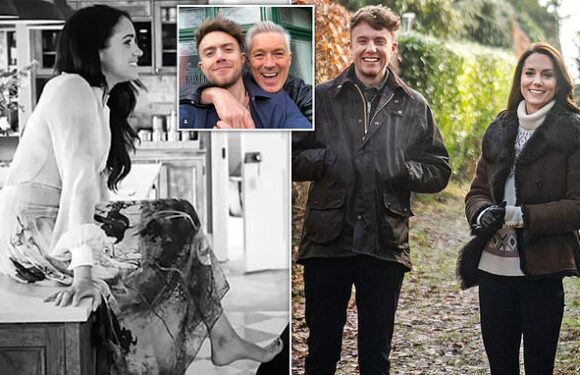 Roman Kemp reveals Kate came over to chat to his family barefoot