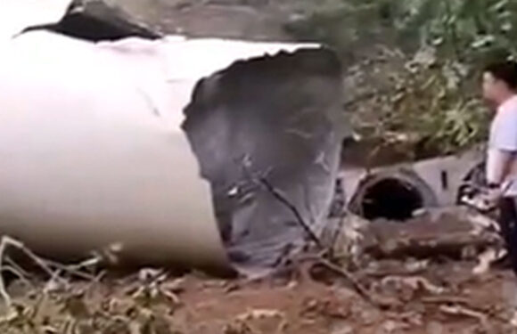 Satellite wreckage crashes down from space in horror fireball shaking houses with huge explosion in China | The Sun