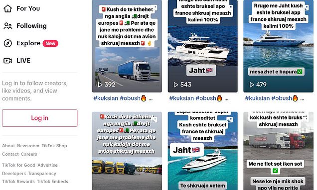 Scores of people smuggling gangs still posting social media adverts