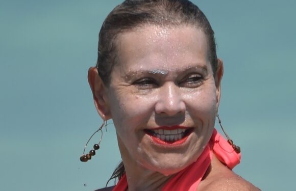 Shameless star Tina Malone goes topless as she shows off 12st weight loss on the beach in Spain | The Sun