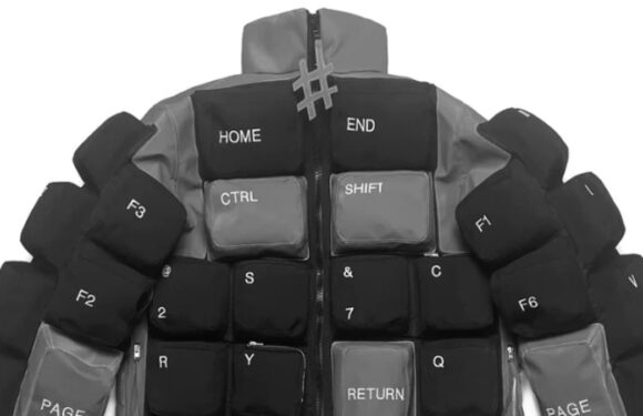 Shoppers divided over £495 jacket designed to look like a keyboard