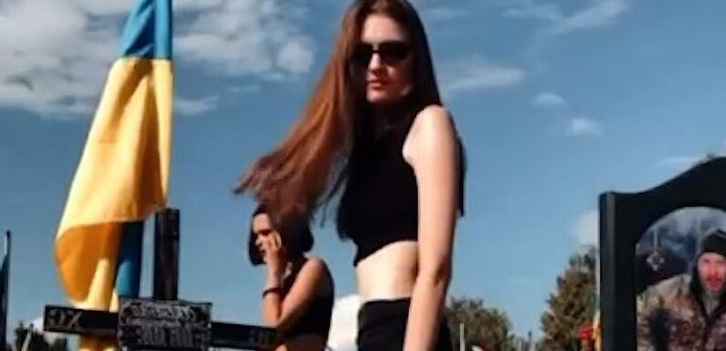 Sisters could be jailed for twerking by graves of Ukrainian soldiers