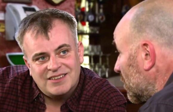 Steve is the knight in shining armour to save the Rovers in Corrie