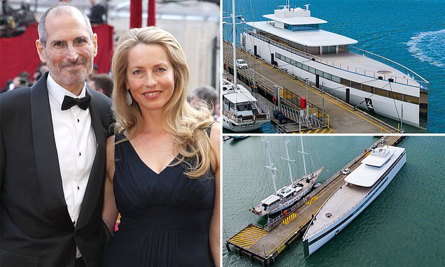 Superyacht owned by Steve Job's widow Laurene docks in Cairns