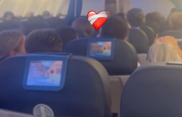 Terrifying footage shows plane flying through Mallorca storm