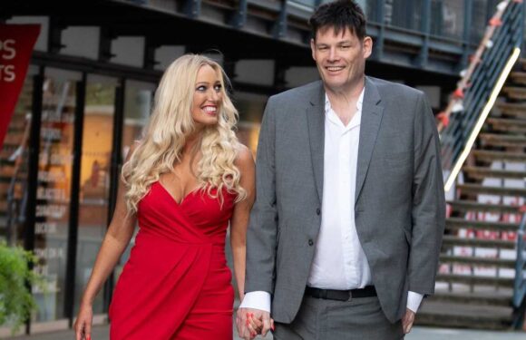 The Chase's Mark Labbett, 57, takes stunning girlfriend Hayley Palmer, 42, out for dinner in London | The Sun