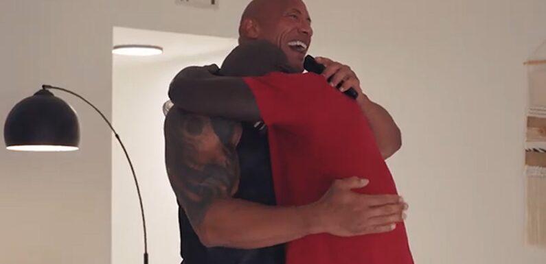The Rock Gifts UFC's Themba Gorimbo New Apartment, 'No More Couch Sleeping!'